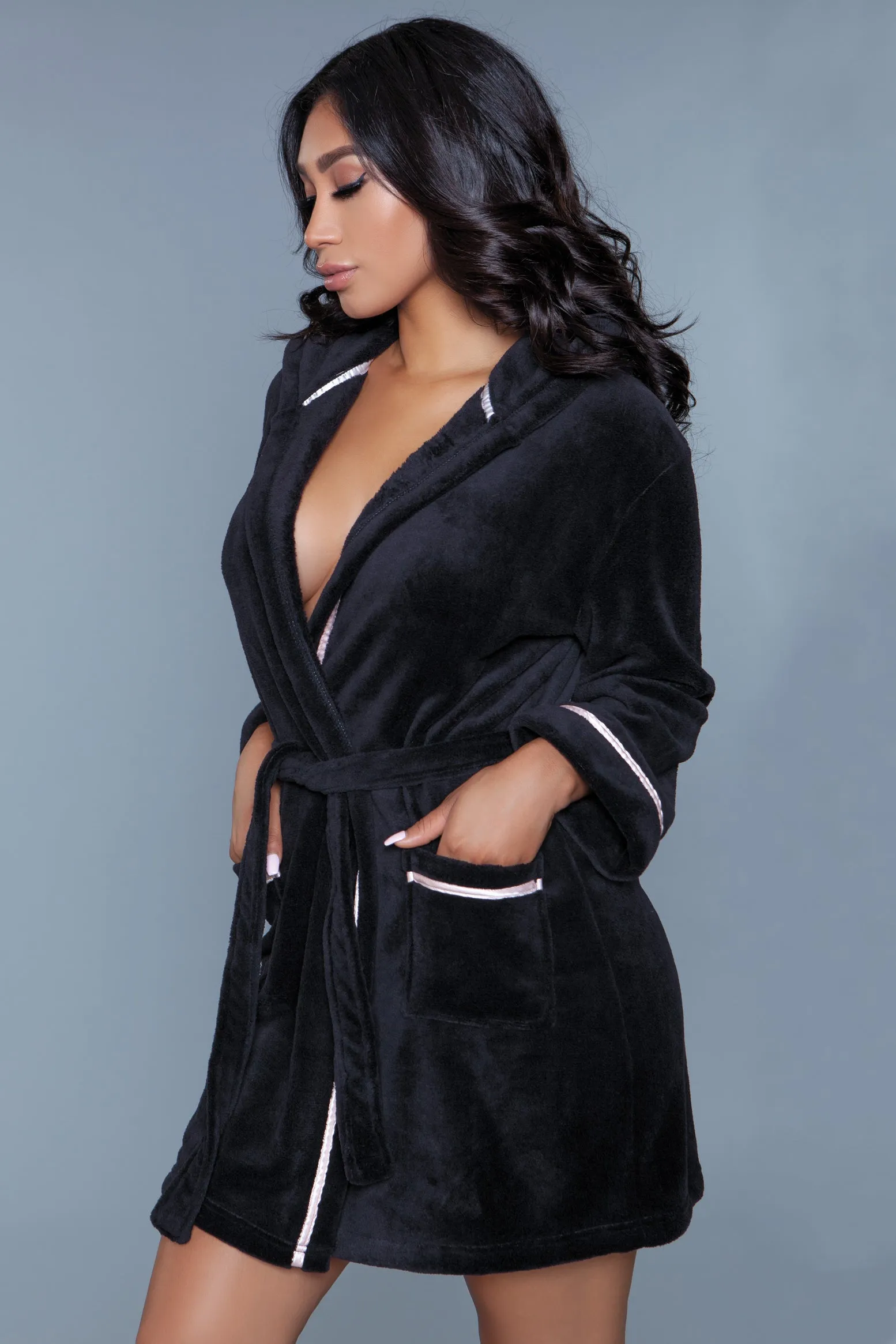 Alyssa Plush Soft Fabric Robe