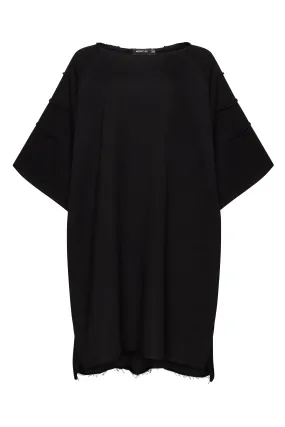 Black gothic loose tunic