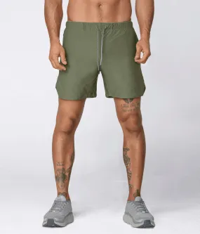 Born Tough Air Pro™ 7" Military Green 2 in 1 Men's Athletic Shorts with Liner