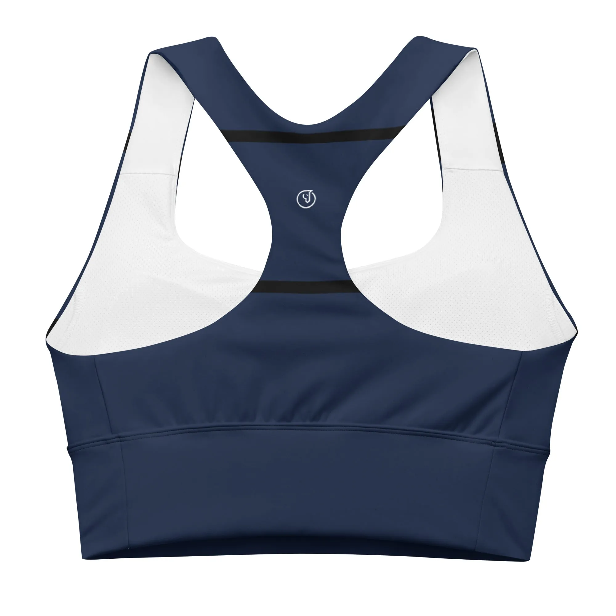 Humble Sportswear™ Navy Blue Compression Sports Bra