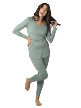 Jane Nursing Pajama Set | Sage