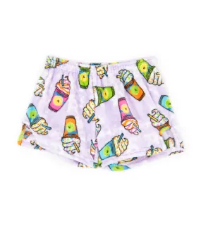 Made with Love and Kisses Girls Fun Frappes Shorts