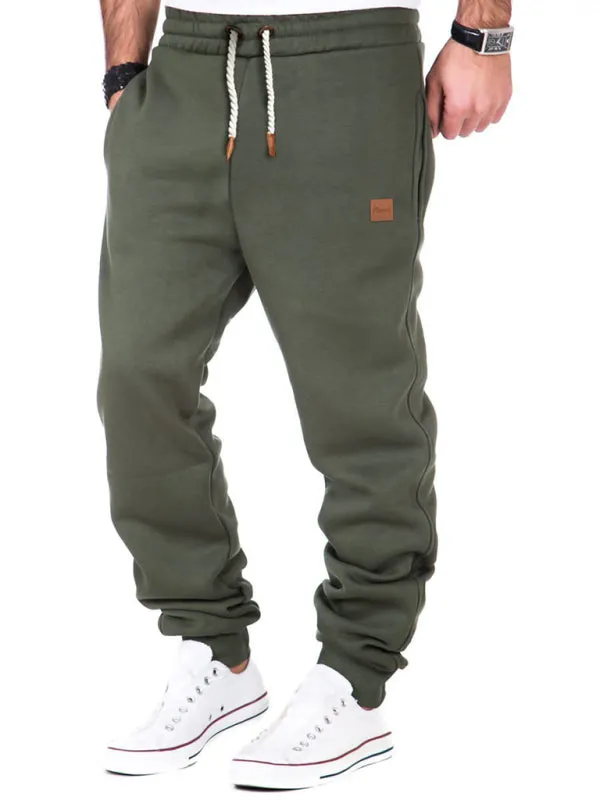 Men's elastic waist sports casual sweatpants