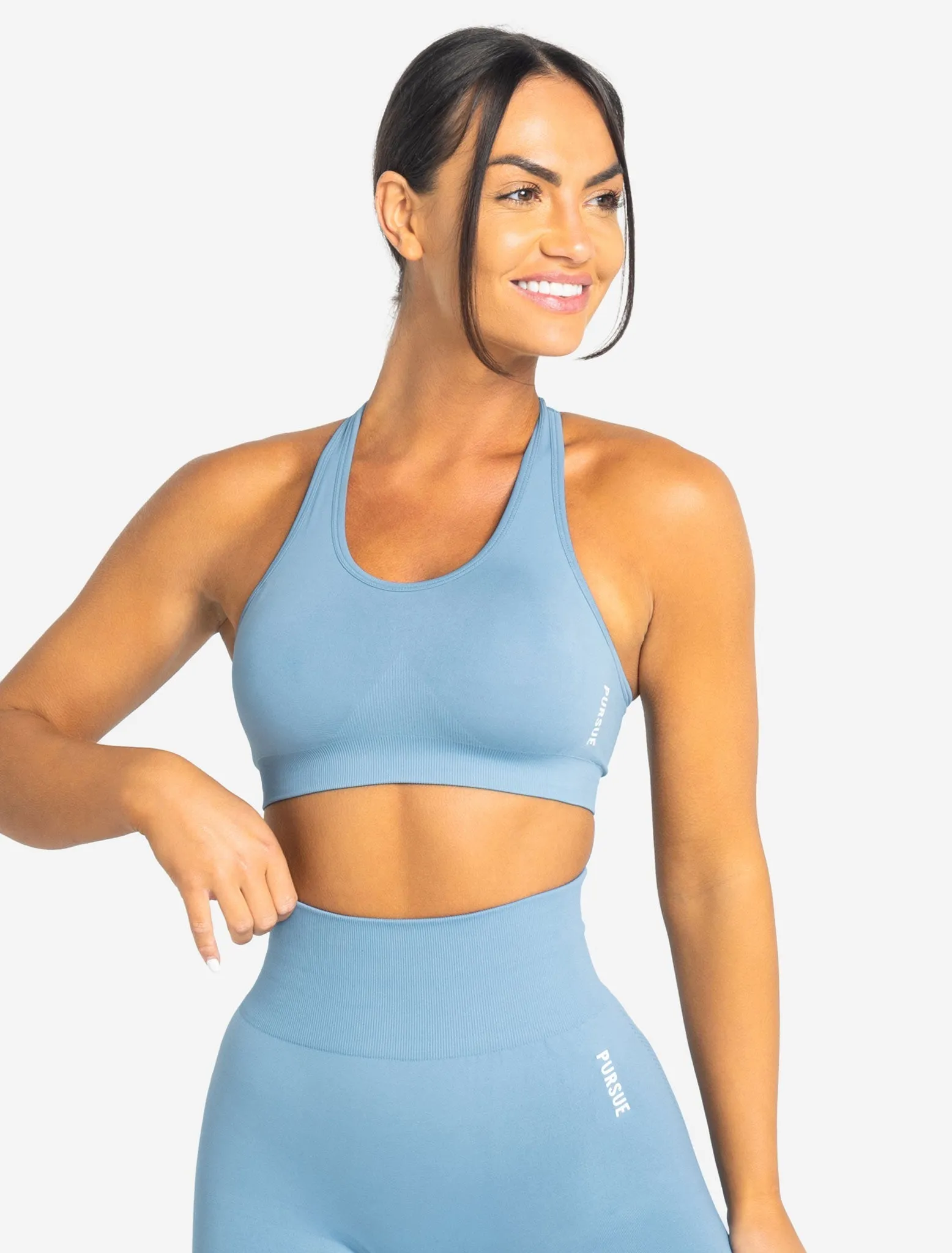 Move Seamless Sports Bra - Sky Blue