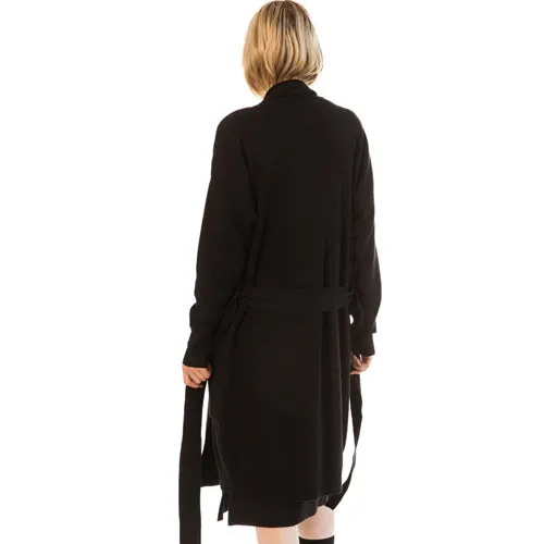 Paper Label Valencia Everyday Robe Coat Black