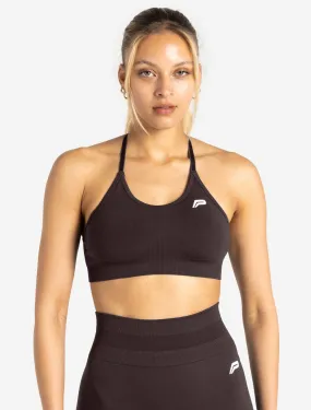 Scrunch Seamless Sports Bra - Chocolate Plum