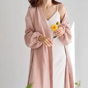 Soft Cotton Gauze Robe