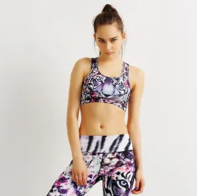 Stylish Print ferocious Tiger Sports Bra for Women