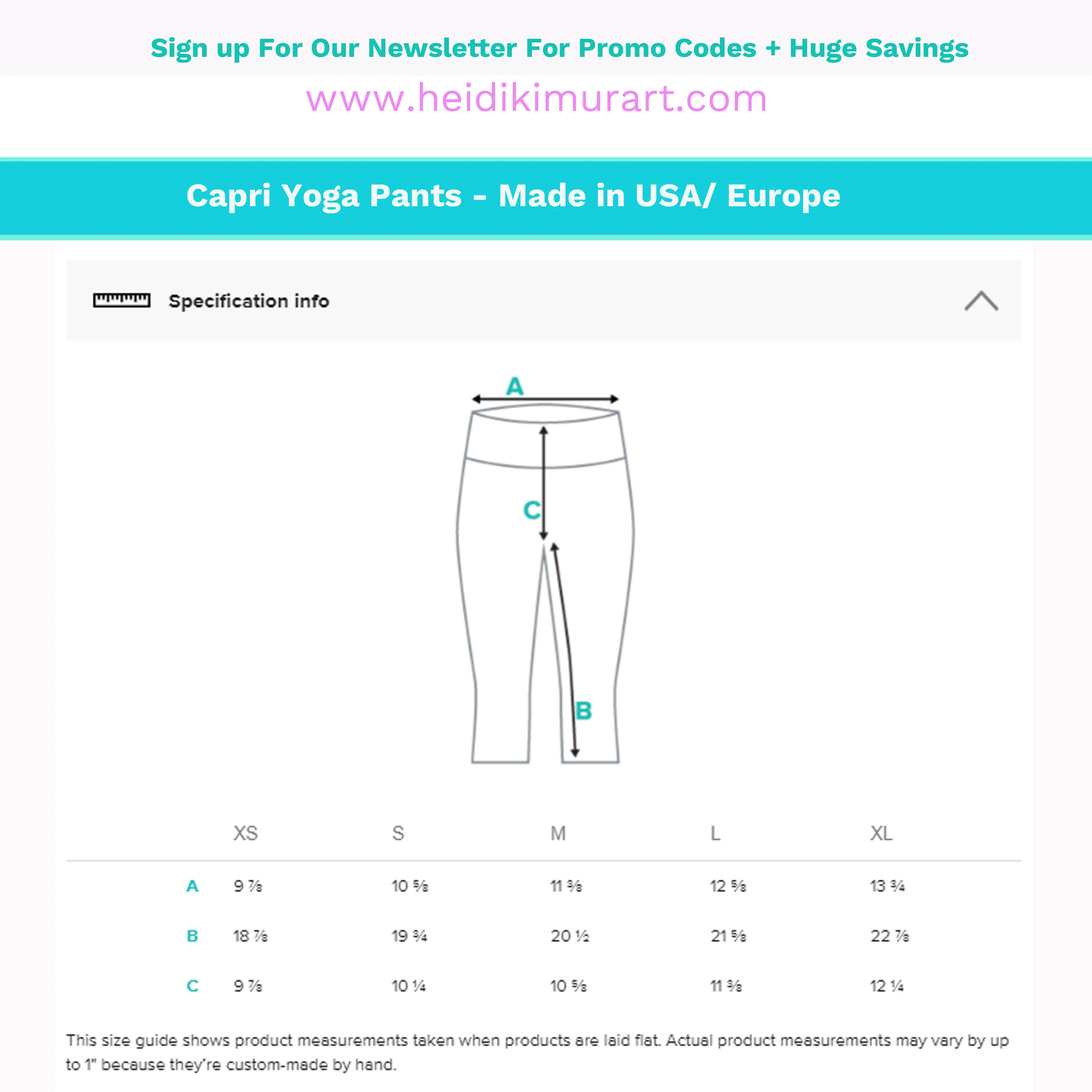 White Color Women's Capri Leggings, Bright Solid White Color Yoga Capris Tights- Made in USA/EU/MX