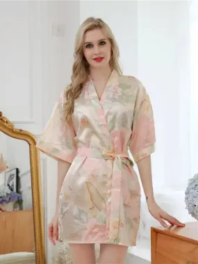 Women’s Belted Robe Bathrobe Loungewear